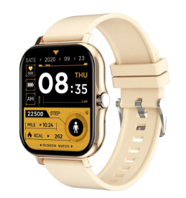 Ceas inteligent de mana, ecran mare tactil, Smartwatch Auriu Smartwatch Auriu 1.83 inch